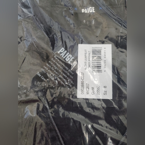 Paige Alexis Short Sleeve Jumpsuit in Dark Asphalt - NWT - Picture 10 of 12